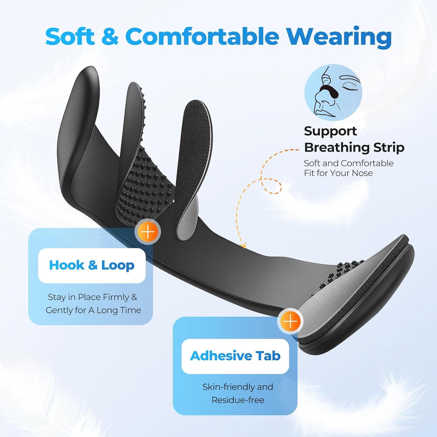 Nasal Strips for Snoring, Extra Strength Nose Strips for Congestion Improve Breathing Sleeping Quality, Snoring Solution for Running, Anti Snore Devices for Men Women All Night Comfort, 30 Counts