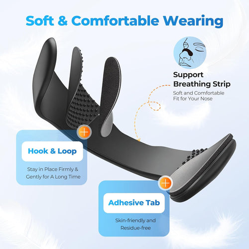 Nasal Strips for Snoring, Extra Strength Nose Strips for Congestion Improve Breathing Sleeping Quality, Snoring Solution for Running, Anti Snore Devices for Men Women All Night Comfort, 30 Counts